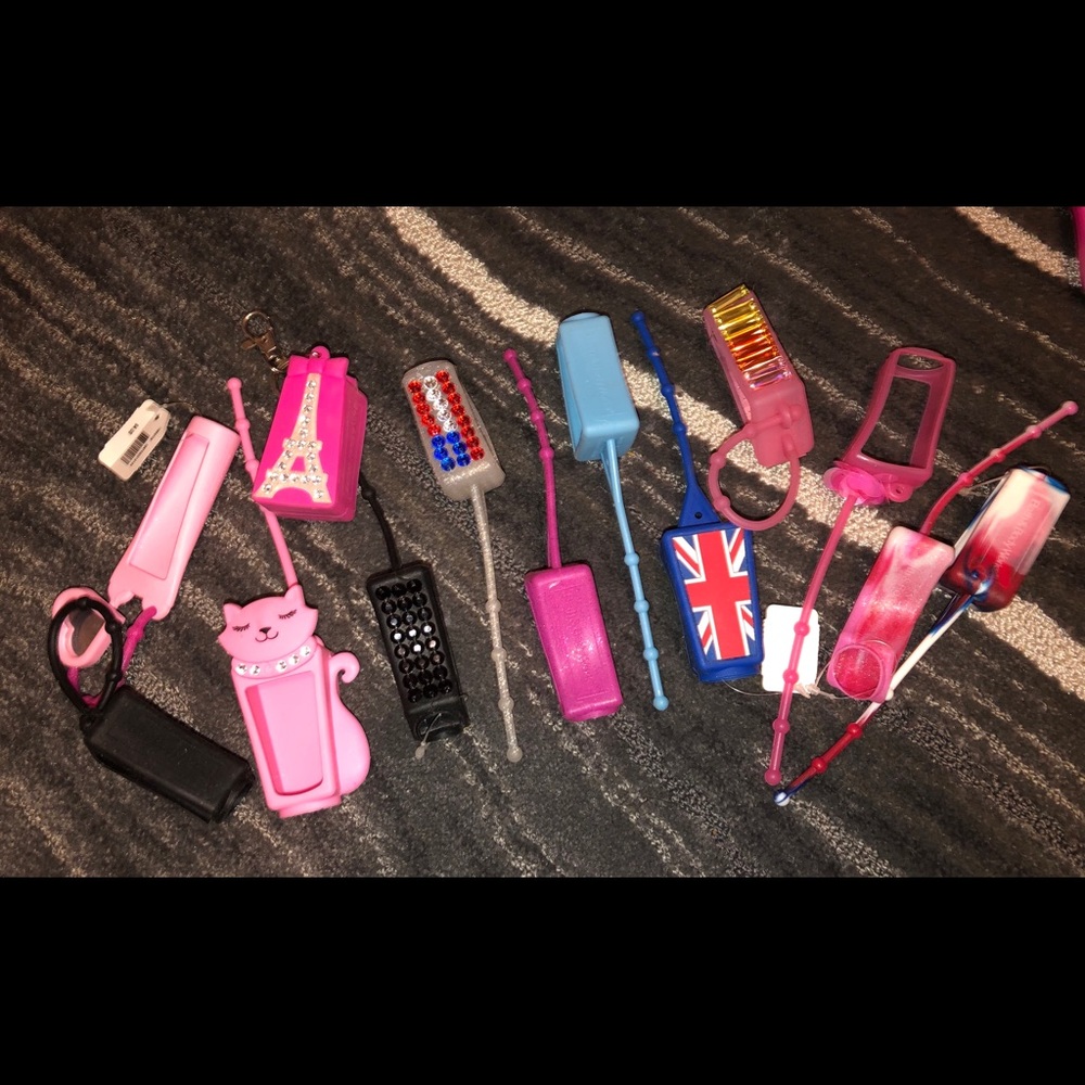 Bath and Body Works hand sanitizer holders
